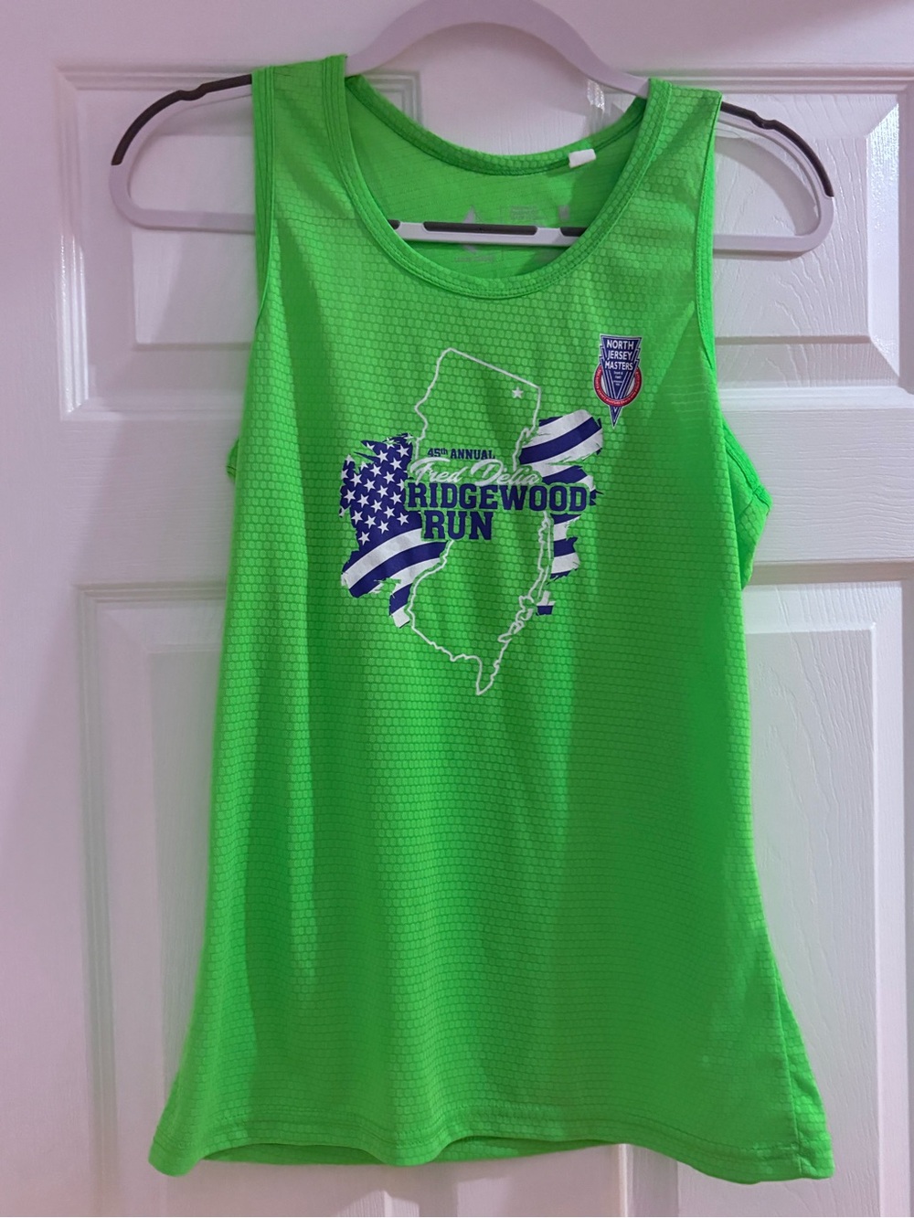 Bright Green Ridgewood Run Women's SzM Tank Top